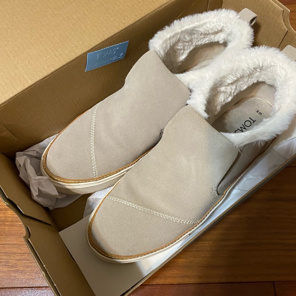 Womens Toms Paxton mid cut slip on shoes - Picture 2 of 8